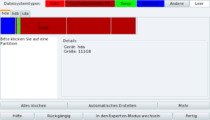 Abbildung 4: Über einen grafischen Assistenten installieren Sie das Live-System in wenigen Minuten auf Ihre Festplatte.