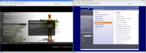 Abbildung 1: Klar und übersichtlich: die Kapitelauswahl (links Ubuntu-Training, rechts OpenSuse-Videotraining).