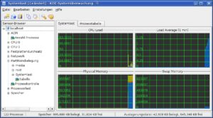Abbildung 1: Die KDE-Systemüberwachung bietet je nach Hardwareausstattung über 50 verschiedene Sensoren an.
