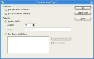 Abbildung 1: Erstellen Sie zunächst ein Calc-Tabellendokument mit insgesamt zwölf Tabellen – für jeden Monat eine.