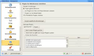 Abbildung 1: Auch mit dem Konqueror nutzen Sie das Flashplayer-Plug-In. Über die Einstellungen sorgen Sie dafür, dass der KDE-Browser es auch findet.