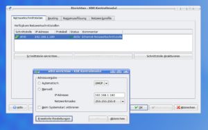 Abbildung 1: Kubuntu bringt zahlreiche grafische Tools mit, wie das Konfigurationsmenü für das Netzwerk.