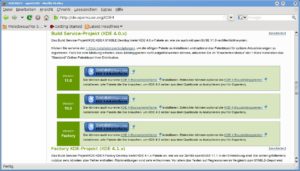 Abbildung 1: Unter OpenSuse installieren Sie KDE 4.1 einfach per Mausklick aus dem Webbrowser heraus.