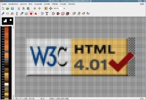 Abbildung 1: Mtpaint bietet sich nicht nur für das Erstellen von Icons an.
