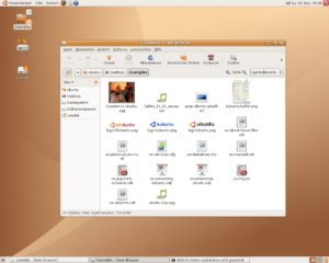 Abbildung 1: Verschiedene Beispieldateien offenbaren die Möglichkeiten von Ubuntu bereits vor der Installation.