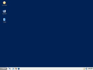 Abbildung 1: Der Ulteo-Desktop gibt sich auf den ersten Blick sehr aufgeräumt.