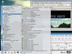 Abbildung 1: Die Live-Distribution Knoppix verfügt über eine Programmvielfalt, die ihresgleichen sucht.