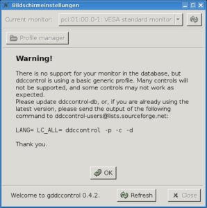 Abbildung 1: Kein Grund zu verzagen – viele noch nicht gelistete Monitore konfigurieren Sie einfach aus einem Basisprofil heraus.