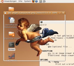 Abbildung 1: Der Quick Image Viewer stellt problemlos auch transparente Bilder in guter Qualität dar.