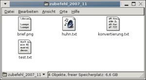 Abbildung 1: Mogeln gilt nicht – Linux erkennt Dateitypen nicht anhand ihrer Enden, sondern anhand ihres Inhalts.