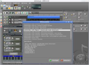 Abbildung 1: Schon von Haus aus bringen Linux-Distributionen zahlreiche Effekt-Plugins mit, die Sie im LMMS für Ihre Instrumentenspuren verwenden können.