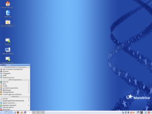 Abbildung 1: Keine Experimente – Mandriva 2008 kommt wie immer in dezentem Blau.