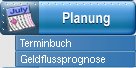 Abbildung 1: Ein Schwerpunkt in der neuen Moneyplex-Version ist die Planungsfunktion. Sie können damit kalkulieren, welche Gewinne oder Verluste Sie in den nächsten Monaten oder Jahren zu erwarten haben.