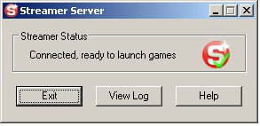 Abbildung 1: Der Streamer Server läuft nur unter Windows. Nach dem Start wartet er auf seinen Einsatz, während Sie sich um den Client auf dem Linux-Rechner kümmern.