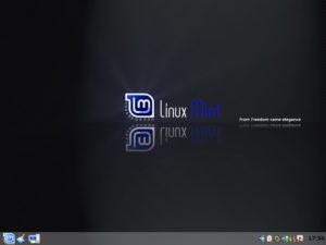 Abbildung 1: Elegant und etwas unterkühlt wirkt der KDE-Desktop bei Linux Mint.