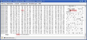 Abbildung 1: Um die Speicherkarte bootfähig zu machen, müssen Sie sie mit einem Hexeditor entsprechend präparieren.