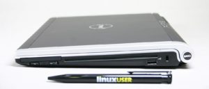 Abbildung 1: Die nach vorn hin abnehmende Höhe und das Slim-Laufwerk tragen zum gelungenen Design des Dell XPS M1330 bei.