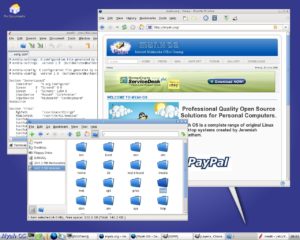 Abbildung 1: Myah OS baut einen kompletten Desktop auf einem LXDE-System auf.