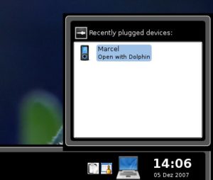 Abbildung 10: Solid hat zwar den USB-Sticke erkannt, aber nicht die sich darauf befindenden Fotos und Musikstücke.