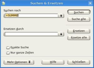 Abbildung 10: Teil 1 der Makroprogrammierung: Suchen Sie nach der Funktion "=SUMME".