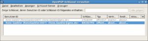 Abbildung 10: Thunderbird besitzt eine integrierte Schlüsselverwaltung.