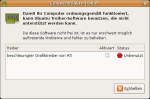 Abbildung 1: Ubuntu 7.04 macht die 3D-Einrichtung für aktuelle ATI-Grafikkarten besonders leicht.