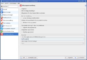 Abbildung 2: In der KDE-Sitzungsverwaltung konfigurieren Sie den Autostart von Programmen bei der Anmeldung, das Verhalten beim Abmelden und einiges mehr.