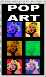 Abbildung 2: Promi-Portraits im Pop-Art-Stil, den der amerikanische Grafiker und Künstler Andy Warhol bekannt gemacht hat.