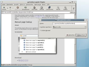 Abbildung 2: Das Deskbar-Applet erweitern Sie mit wenigen Handgriffen.