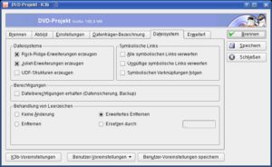 Abbildung 2: Das Brennprogram K3B erstellt Medien so, dass sie problemlos auf Linux- und Windows-Systemen gelesen werden können.