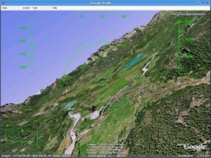 Abbildung 2: Der integrierte Flugsimulator in Google Earth erlaubt spektakuläre Rundflüge durch die Landschaft – erfordert aber eine sehr schnelle Internetanbindung.
