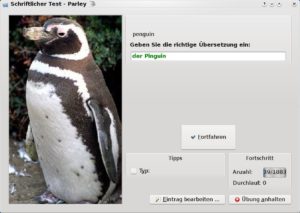 Abbildung 2: Parley: Bei Vokabeltests helfen Bilder beim Lernen.