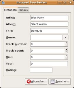 Abbildung 2: Id3-Tags heißen die Metainformationen in einer MP3-Datei, die Auskunft über den Titel des Songs, den Interpreten oder das Album geben.