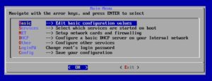 Abbildung 2: Funktionales Design: Devil-Linux bringt keine grafische Oberfläche mit und hält auch den Setup-Dialog eher schlicht.
