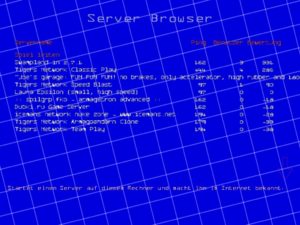 Abbildung 2: Der Server-Browser zeigt alle Arenen an.