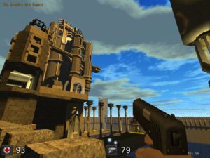 Abbildung 2: Grafisch recht eindrucksvolle Bilder liefert "Cube2", wobei das Spiel in der grafischen Gestaltung auf zu viele Details verzichtet.