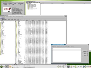 Abbildung 2: Der in SAM-Linux integrierte Wine-Emulator erlaubt die Ausführung von Windows-Programmen.