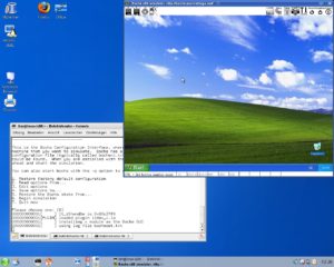 Abbildung 2: Windows XP läuft unter Bochs, wenn auch recht zäh. Am besten arbeitet der Emulator mit älteren Betriebssystemen zusammen.
