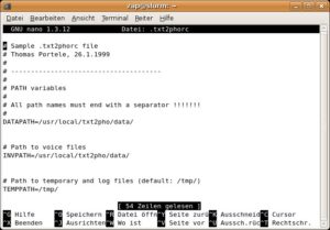Abbildung 2: Zuerst machen Sie die Konfigurationsdatei <code srcset=