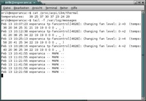 Abbildung 2: Temperaturabhängige Kühlung des Notebooks mit     <code srcset=