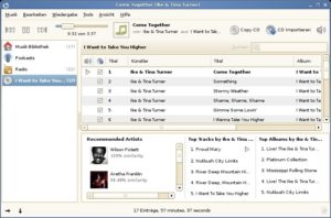 Abbildung 2: Player, Ripper und Brennprogramm: Benutzen Sie Suse mit Gnome lesen Sie CDs am einfachsten mit Banshee aus.