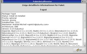 Abbildung 2: Auf Wunsch liefert das Programm Gtkorphan zu jedem Paket einen kurzen Steckbrief mit allen wichtigen Informationen.