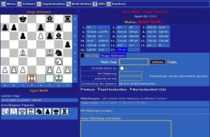 Abbildung 2: Rein HTML-basiert, dafür mit deutlich mehr Funktionen als bei den Java-Pendants präsentiert sich das Angebot von Freechess.de.