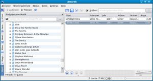 Abbildung 2: … sondern genau so gut auch den Amarok-Player unter Linux.