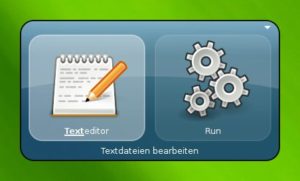 Abbildung 2: Mit Gnome Do starten Sie alle Programme durch die Eingabe des Namens aus dem Applikationsmenü.