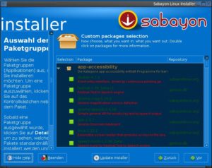 Abbildung 2: Experten können die Paketliste noch vor der Installation von Hand durchgehen.