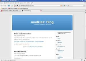 Abbildung 2: … sieht der fertige Eintrag im Blog so aus.