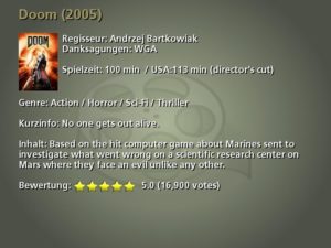 Abbildung 2: MMS hält nicht nur Audio- und Videodateien vor, sondern besorgt auch das Cover-Art und die Beschreibungen aus den einschlägigen Internet-Datenbanken.