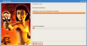 Abbildung 3: Die Installation erfolgt über ein grafisches Fenster. Behalten Sie am besten die Standardwerte bei. Sie sollten Ankh nicht in ein Verzeichnis installieren, in das Sie nur mit Root-Rechten schreiben dürfen.