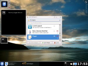 Abbildung 3: Testlauf für die neue KDE-Version: Die Knoppix-DVD bietet einen Bootparameter, der den neuen Desktop startet.